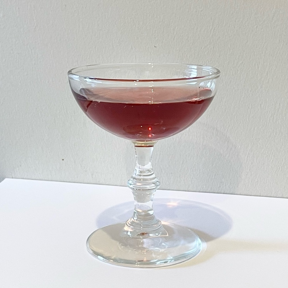 Pair of vintage champagne glasses - 4 oz. size